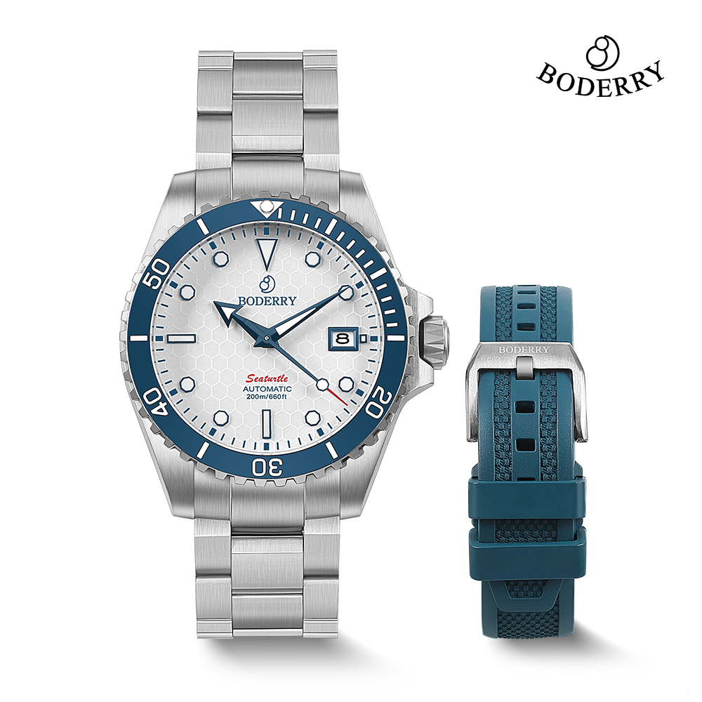 Body Jewelry Titanium - Boderry Titanium Diver Watch Automatic Mechanical