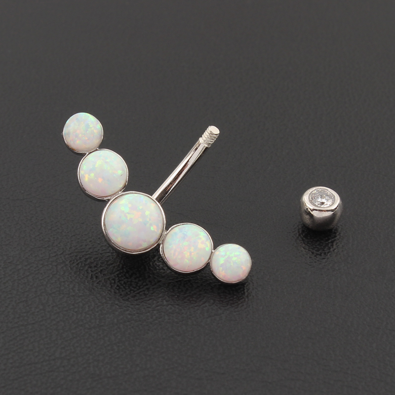 Belly button ring 925 sterling - Body Jewelry Materials 评论和价格