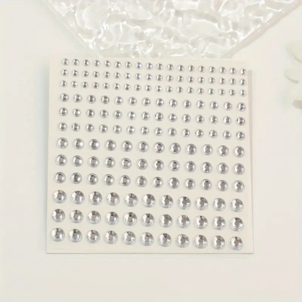 165pcs Self-Adhesive Rhineston - Body Jewelry And Piercing 评论和价格