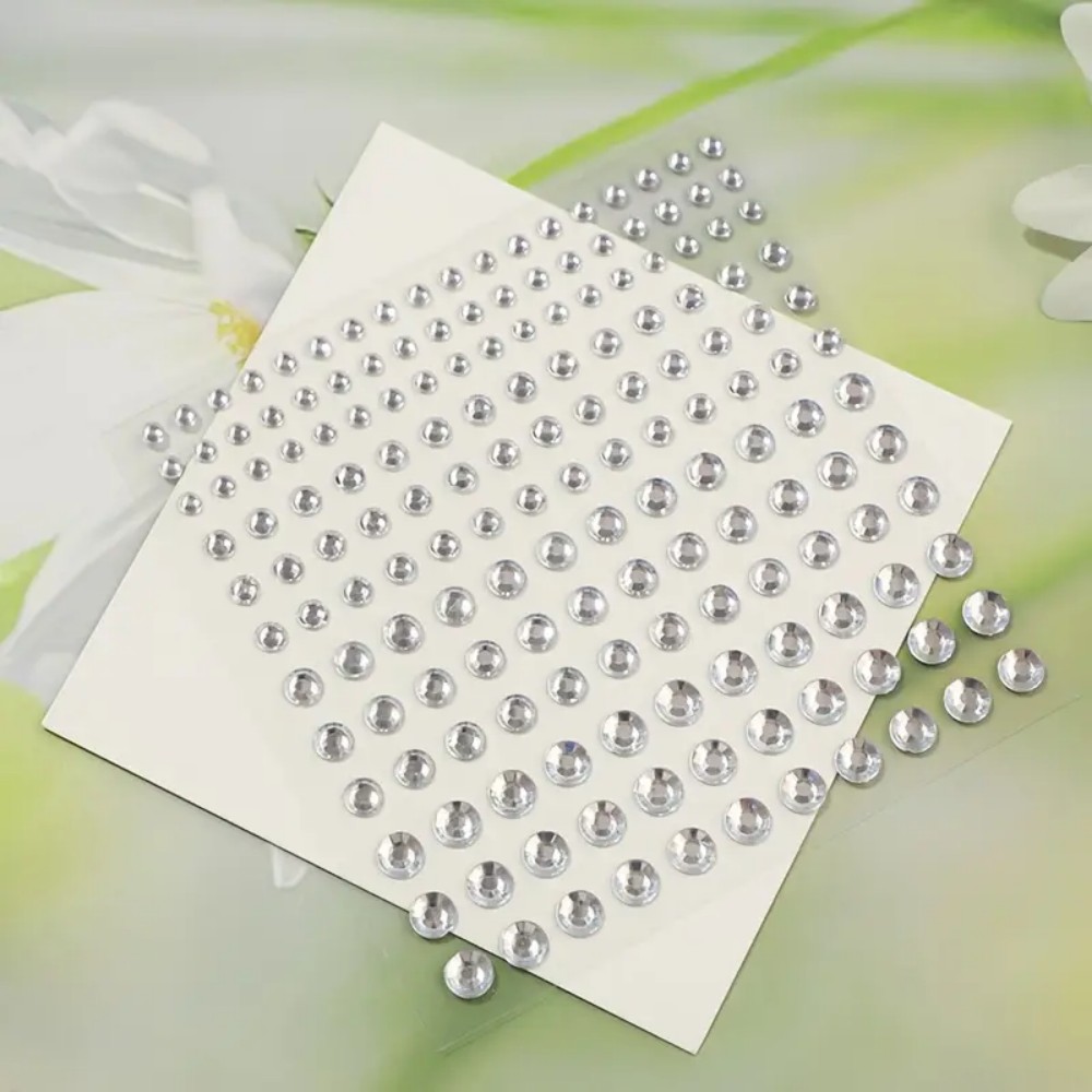 165pcs Self-Adhesive Rhineston - Body Jewelry And Piercing 评论和价格