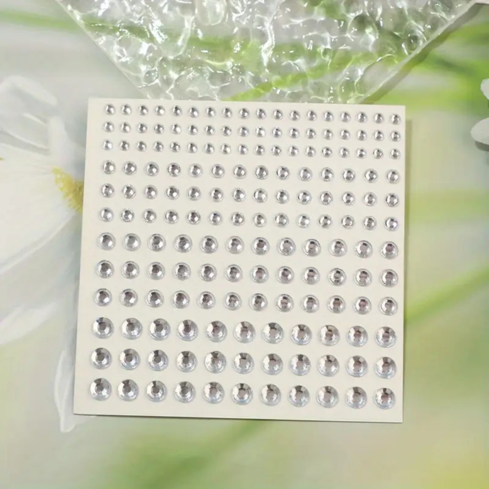 165pcs Self-Adhesive Rhineston - Body Jewelry And Piercing 评论和价格