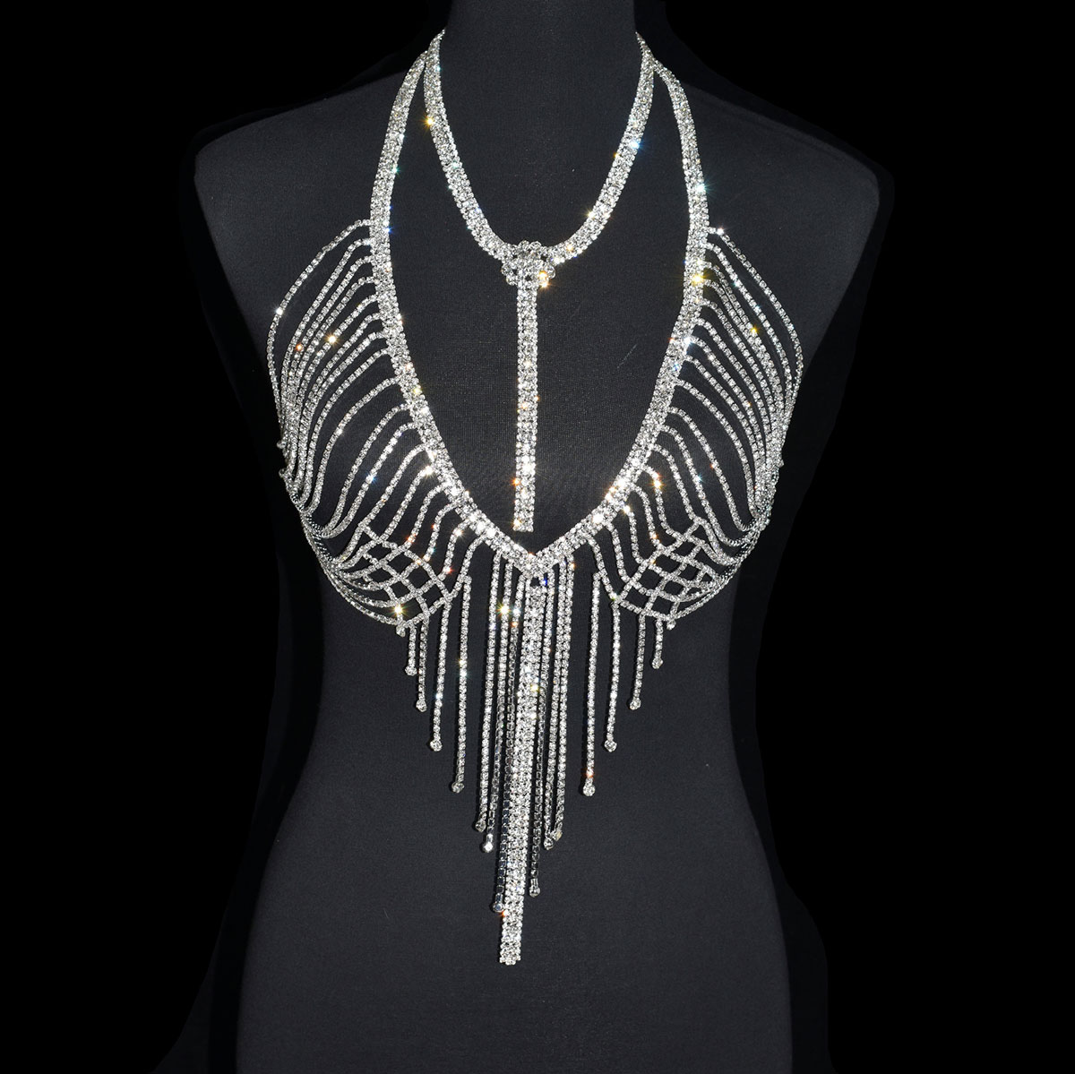 Sexy Luxurious Tassel Underwea - Body Jewelry Bra 评论和价格