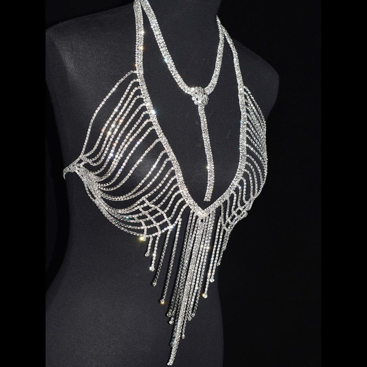 Sexy Luxurious Tassel Underwea - Body Jewelry Bra 评论和价格