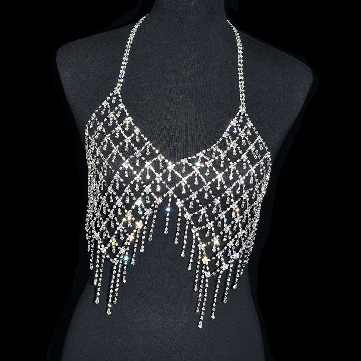 Sexy Luxurious Tassel Underwea - Body Jewelry Bra 评论和价格