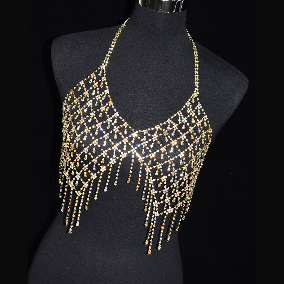 Sexy Luxurious Tassel Underwea - Body Jewelry Bra 评论和价格