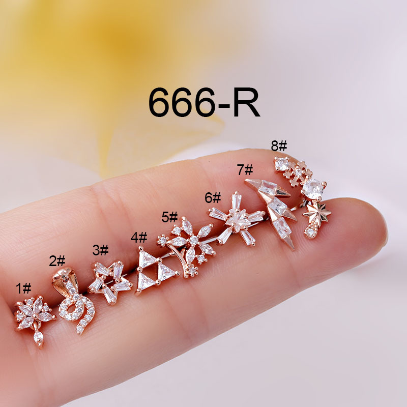 1Piece Piercing Stainless Stee - Body Jewelry Trend 评论和价格
