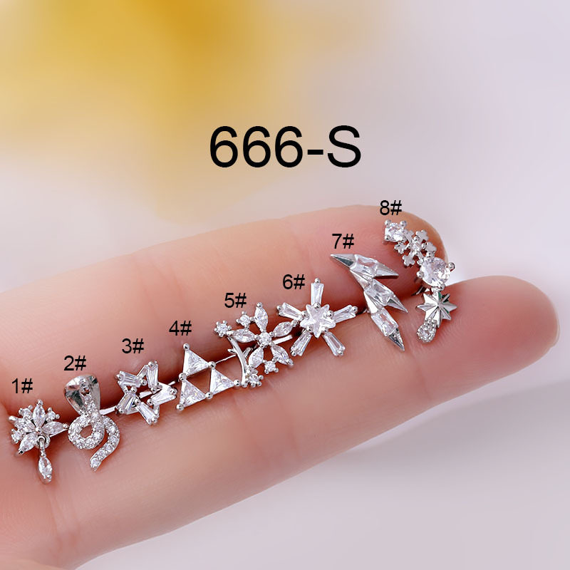 1Piece Piercing Stainless Stee - Body Jewelry Trend 评论和价格