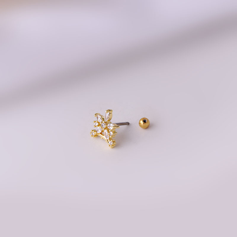 1Piece Piercing Stainless Stee - Body Jewelry Trend 评论和价格
