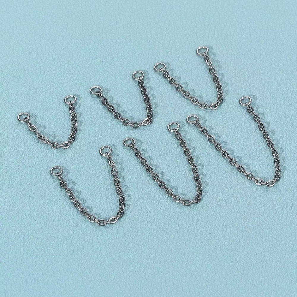 Fashion Titanium Nose Chain Do - Body Jewelry Titanium 评论和价格