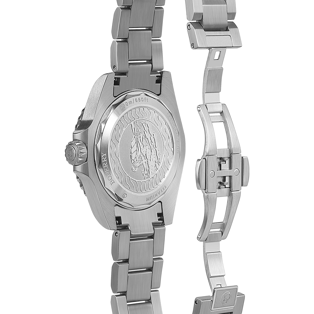 Boderry Titanium Diver Watch A - Body Jewelry Titanium 评论和价格