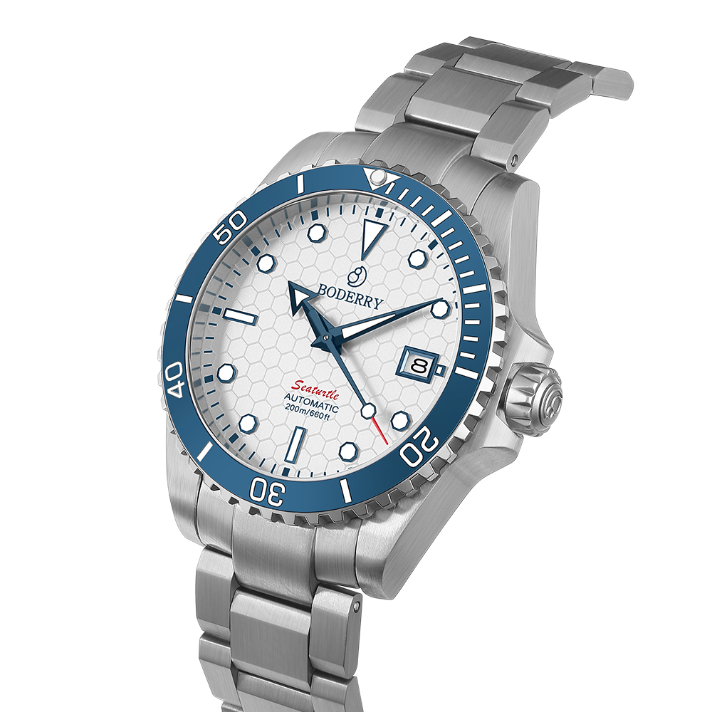 Boderry Titanium Diver Watch A - Body Jewelry Titanium 评论和价格
