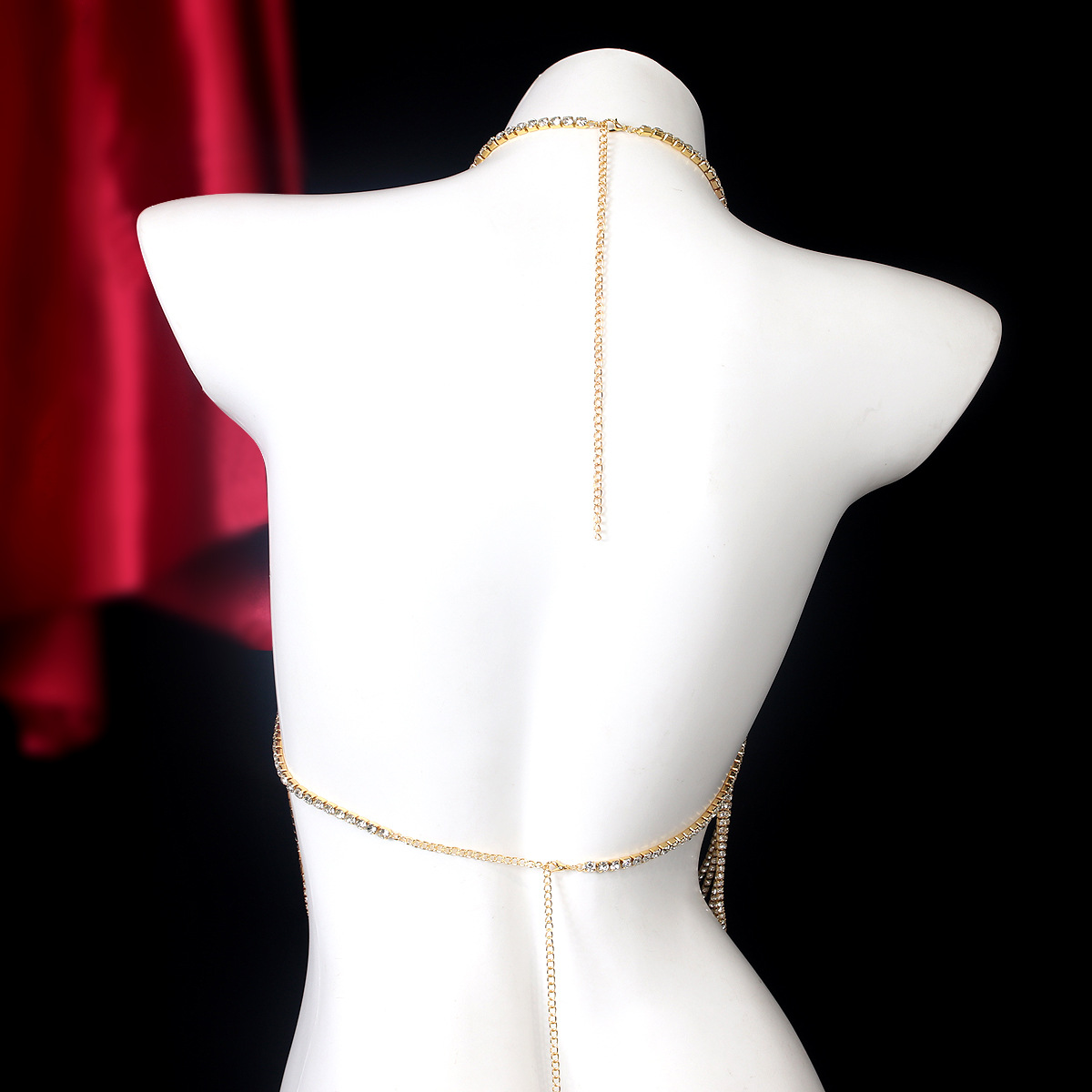 Luxurious Stripe Tassels Retro - Body Jewelry Chest 评论和价格