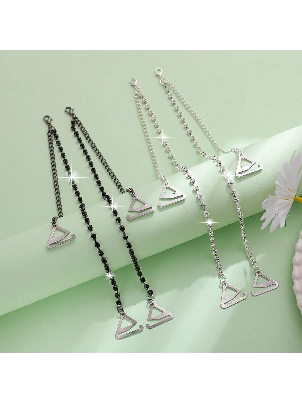 Elegant adjustable rhinestone  - Body Jewelry Bra 评论和价格