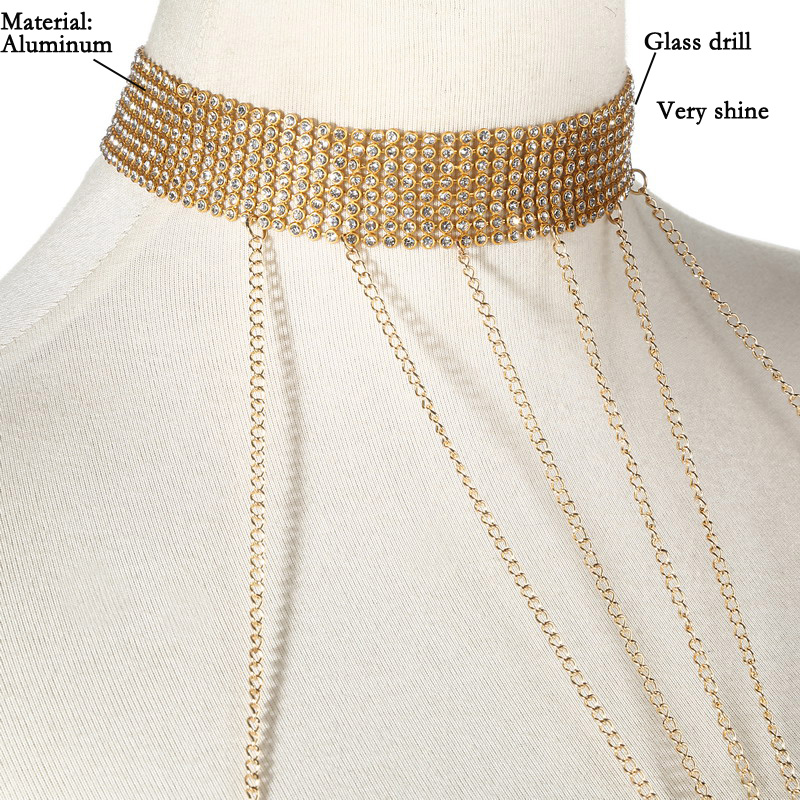 Gold Color Body Chain Women  R - Body Jewelry Waist 评论和价格