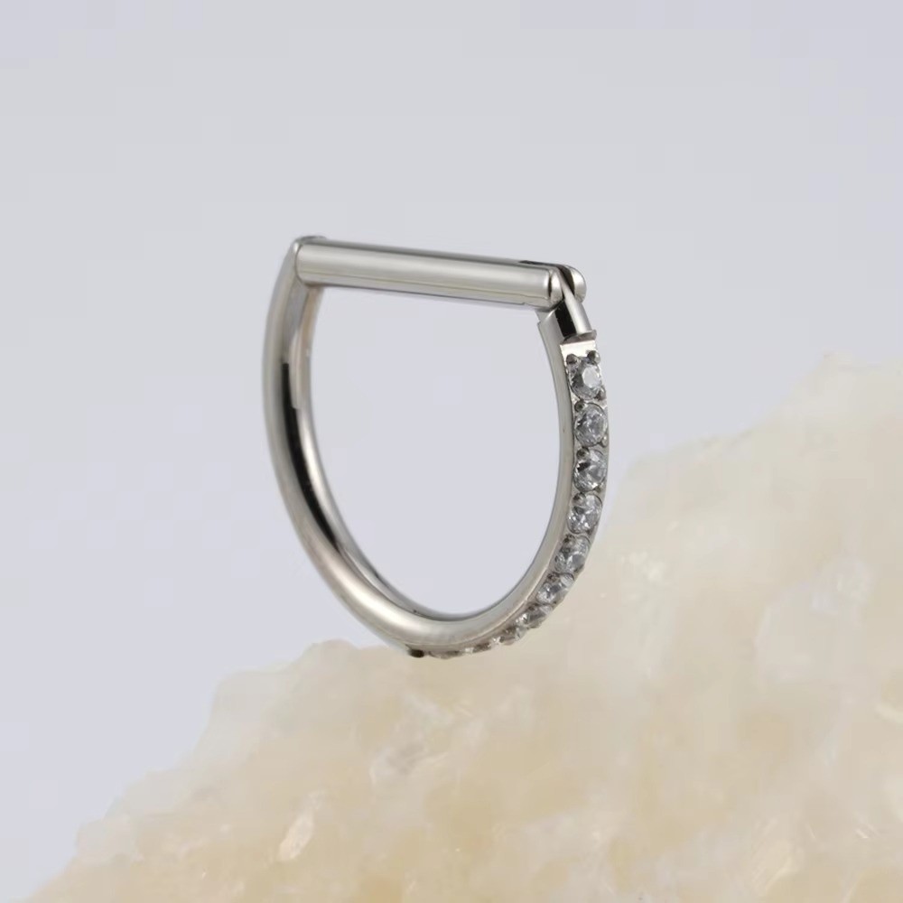 ASTM F136 Titanium Septum Ring - Body Jewelry Materials 评论和价格