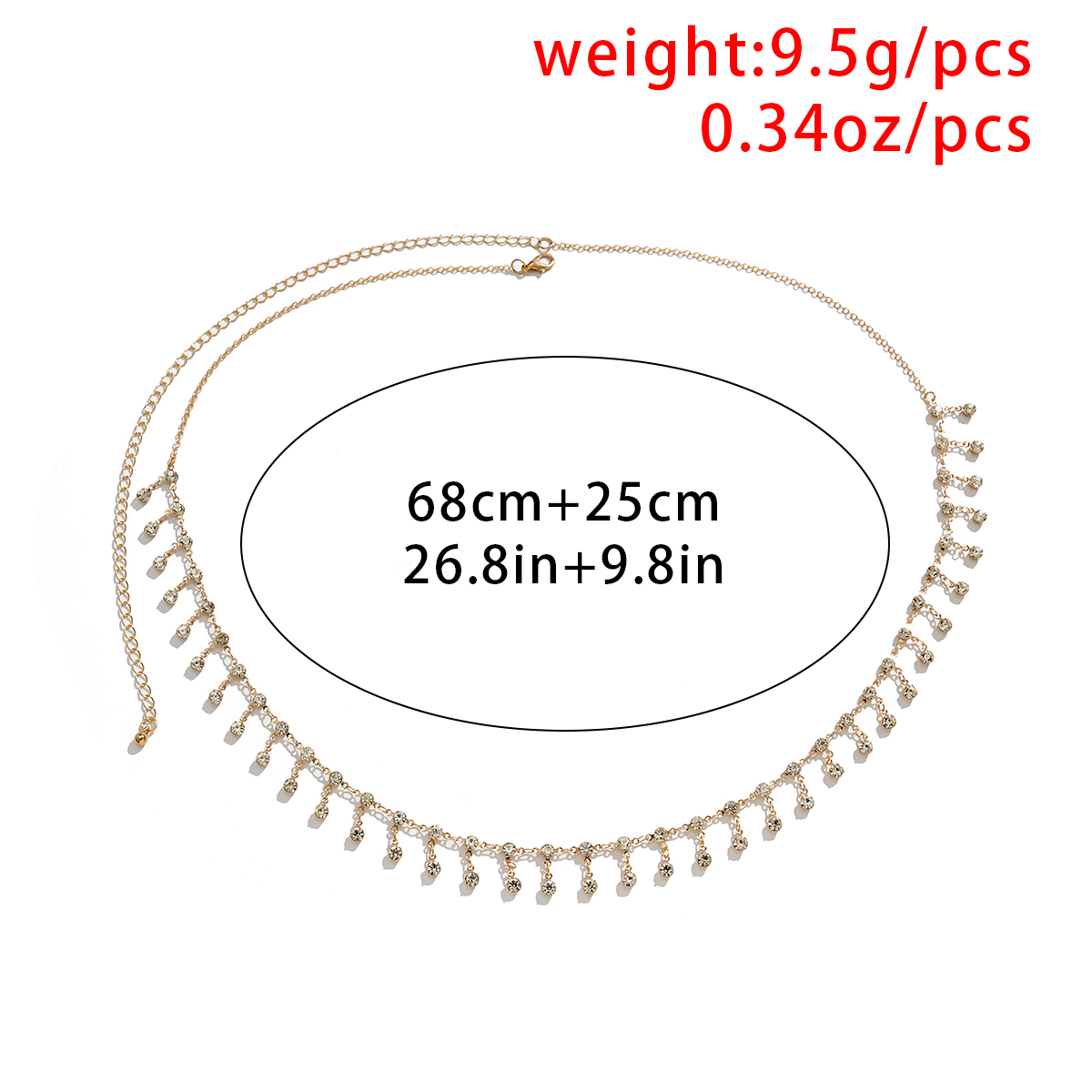 Sexy Tassel Waist Chain Belt Z - Body Jewelry Trend 评论和价格