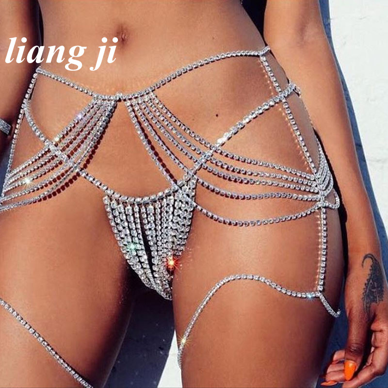 Sexy Body Chain Waist Chain Cr - Body Jewelry Chest 评论和价格