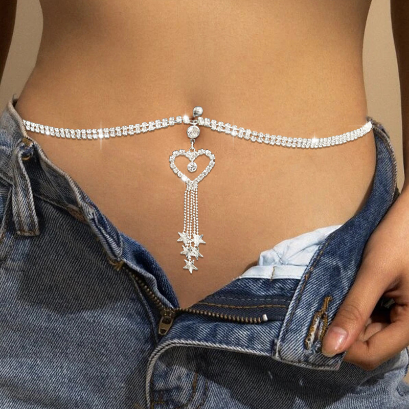 GLAMing Boho Heart Dangle Rhin - Body Jewelry And Piercing 评论和价格