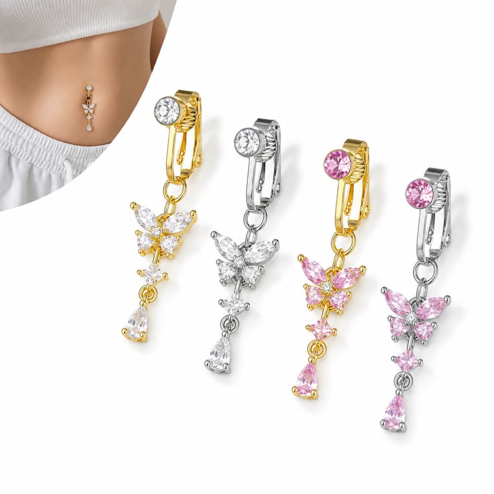 Clip on Belly Button Body Jewe - Body Jewelry Materials 评论和价格