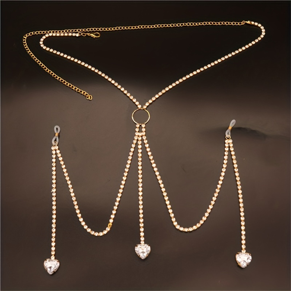 Exquisite Fashion Shining Rhin - Body Jewelry Chest 评论和价格