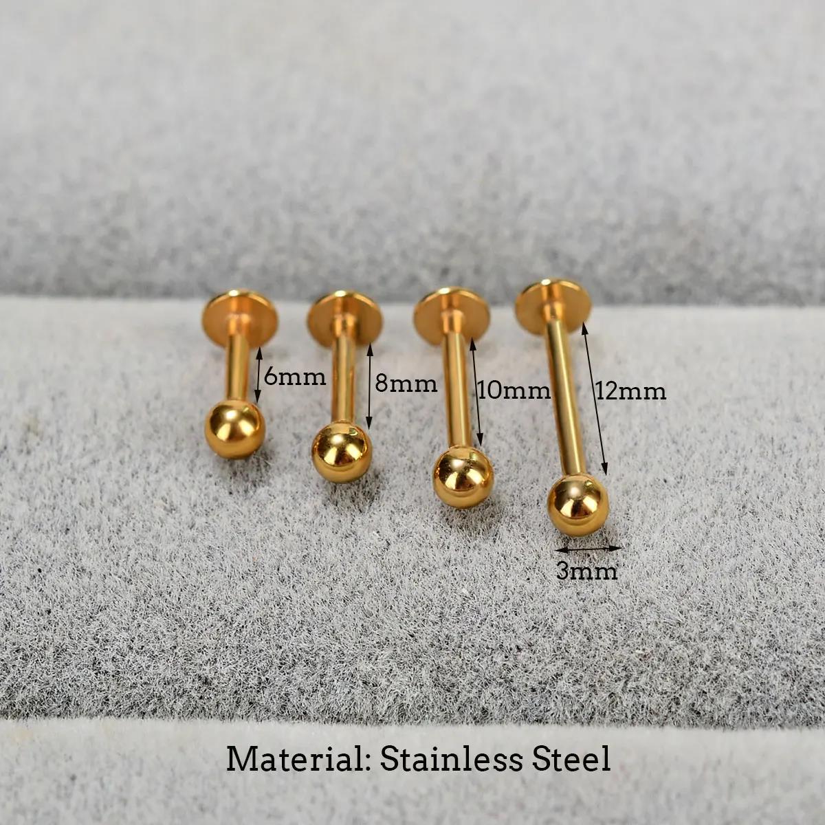 6/8/10/12mm Stainless Steel Go - Body Jewelry Trend 评论和价格