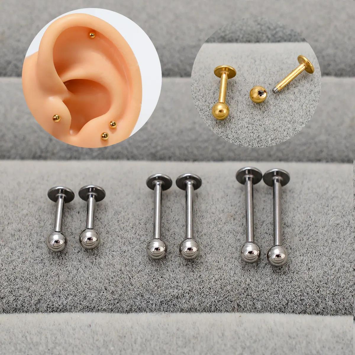 6/8/10/12mm Stainless Steel Go - Body Jewelry Trend 评论和价格