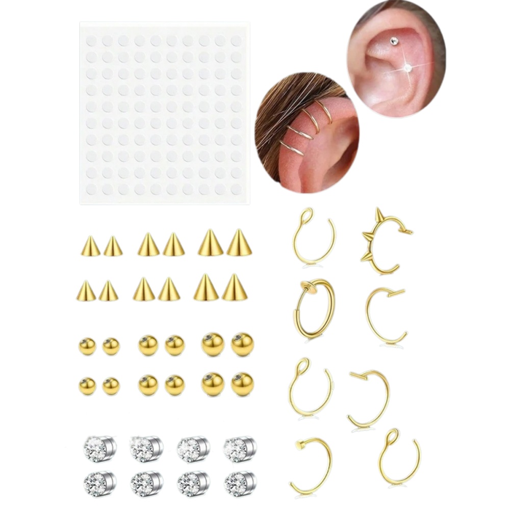 Fake Nose Rings Fake Septum Fo - Body Jewelry And Piercing 评论和价格