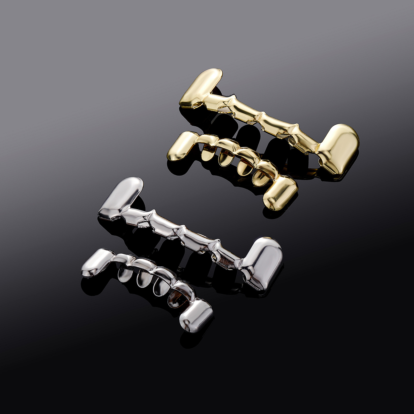 TOPGRILLZ Hip Hop Fangs Mouth  - Body Jewelry Trend 评论和价格