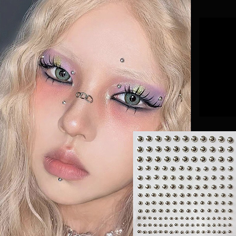 Diamond Sticker Fake Nose Stud - Body Jewelry And Piercing 评论和价格