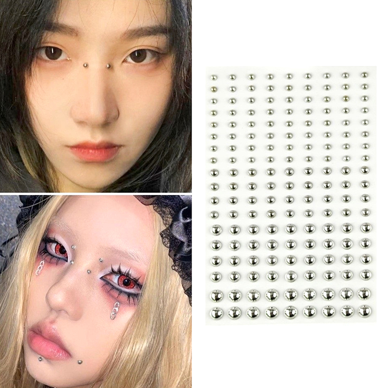 Diamond Sticker Fake Nose Stud - Body Jewelry And Piercing 评论和价格