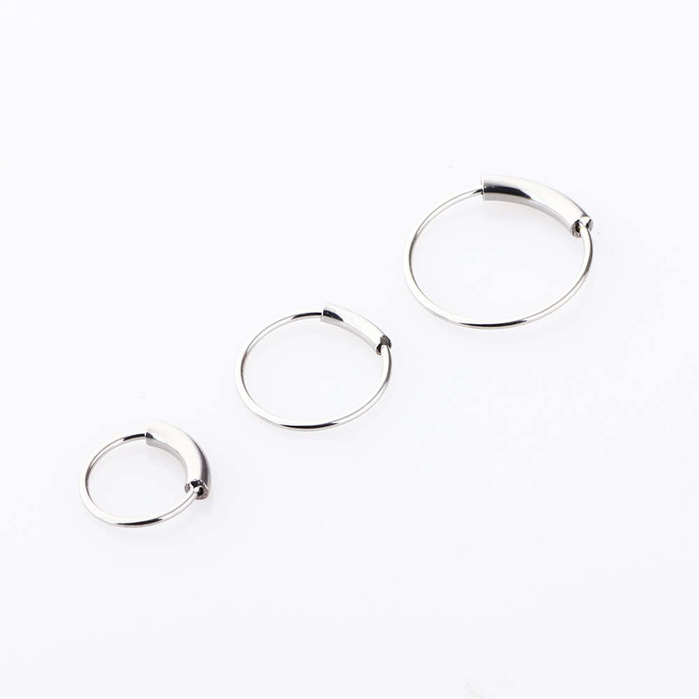 3pcs/lot 316L Surgical Steel S - Body Jewelry Hoops 评论和价格
