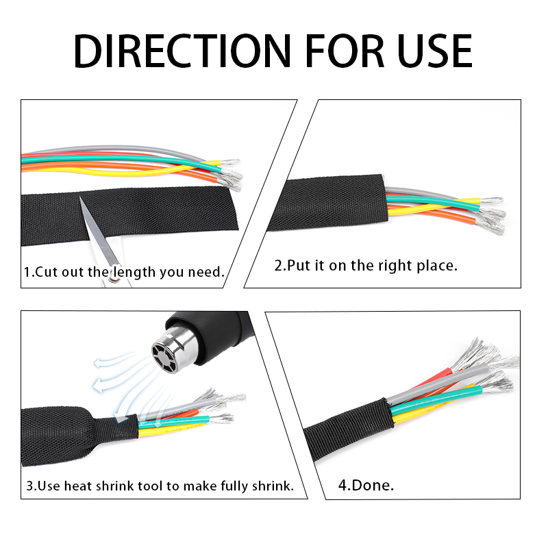 PET Braided Cable Sleeve Heat  - Body Jewelry 4 U 评论和价格