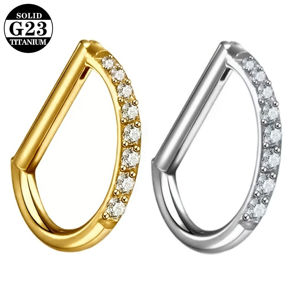 ASTM F136 Titanium Septum Ring - Body Jewelry Materials 评论和价格