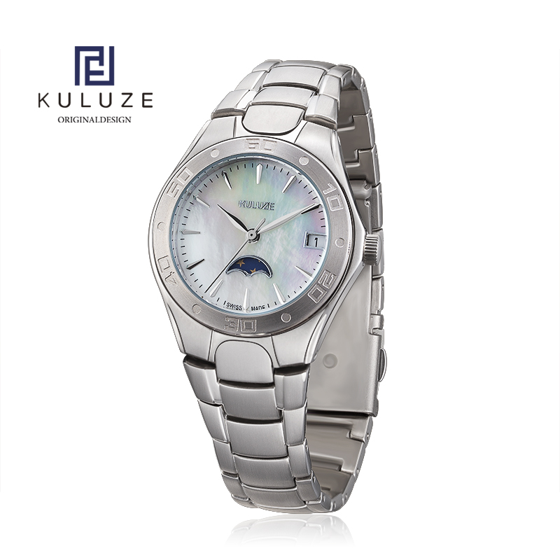 KULUZE Titanium Lady Watch Swi - Body Jewelry Titanium 评论和价格